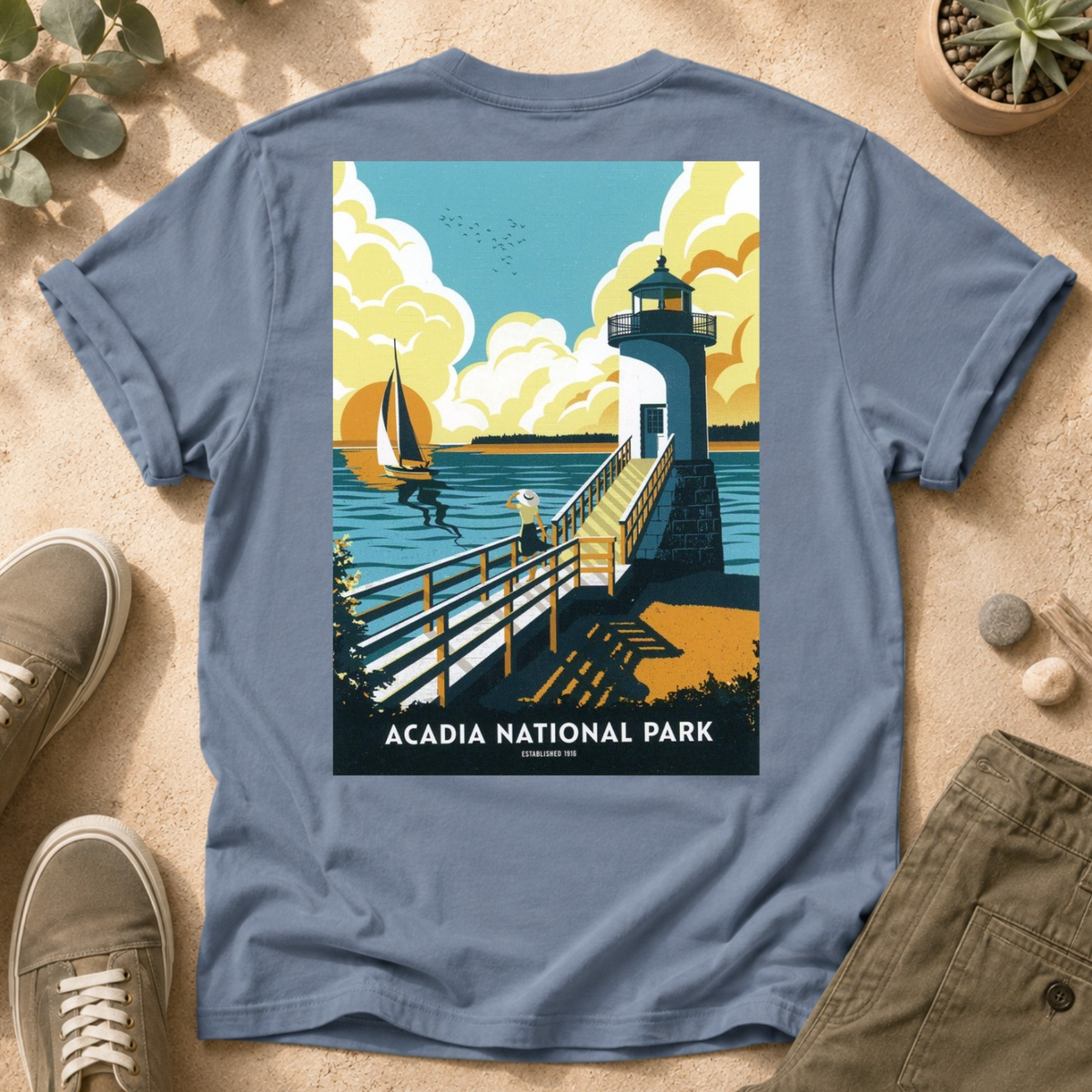 Acadia National Park Lighthouse T-Shirt
