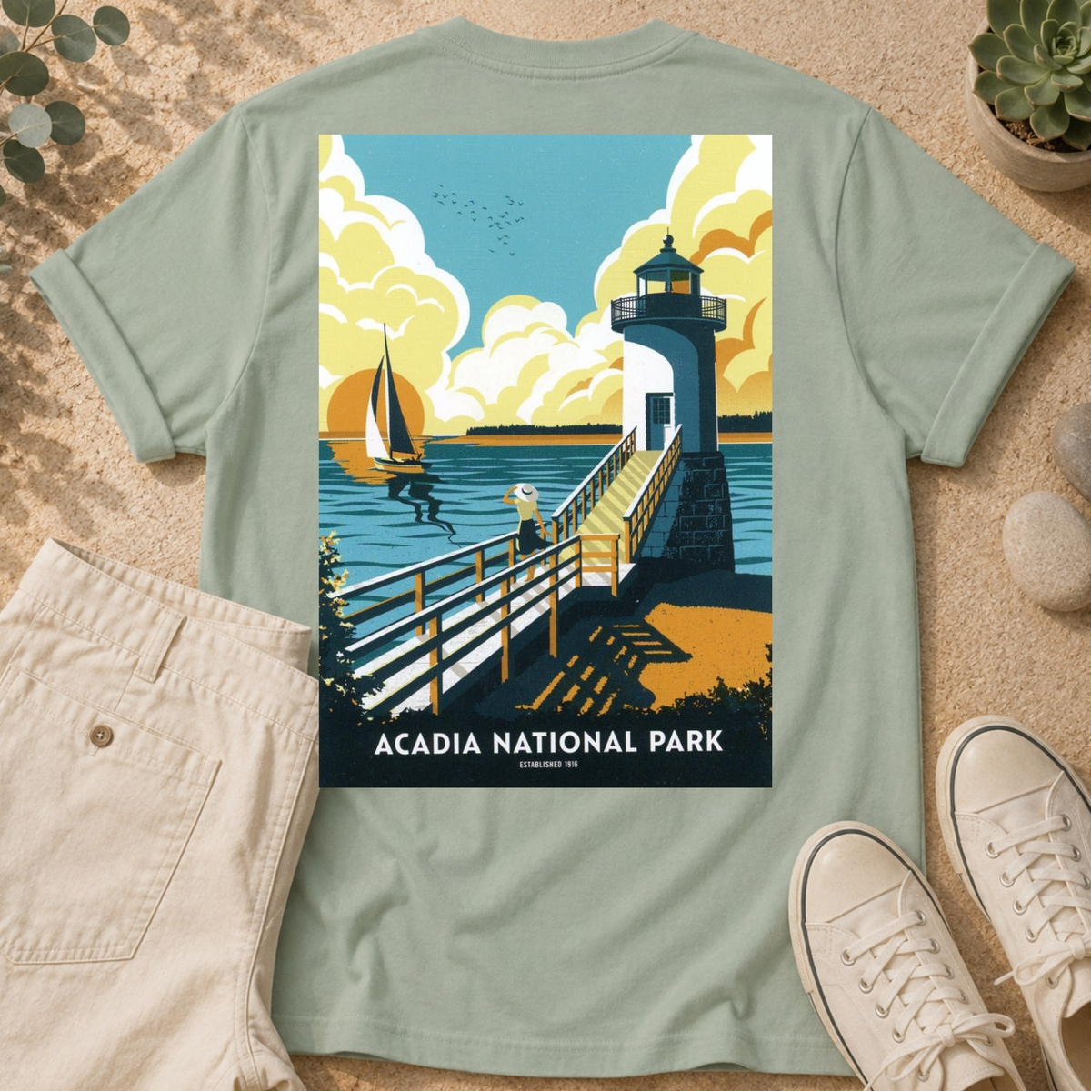 Acadia National Park Lighthouse T-Shirt