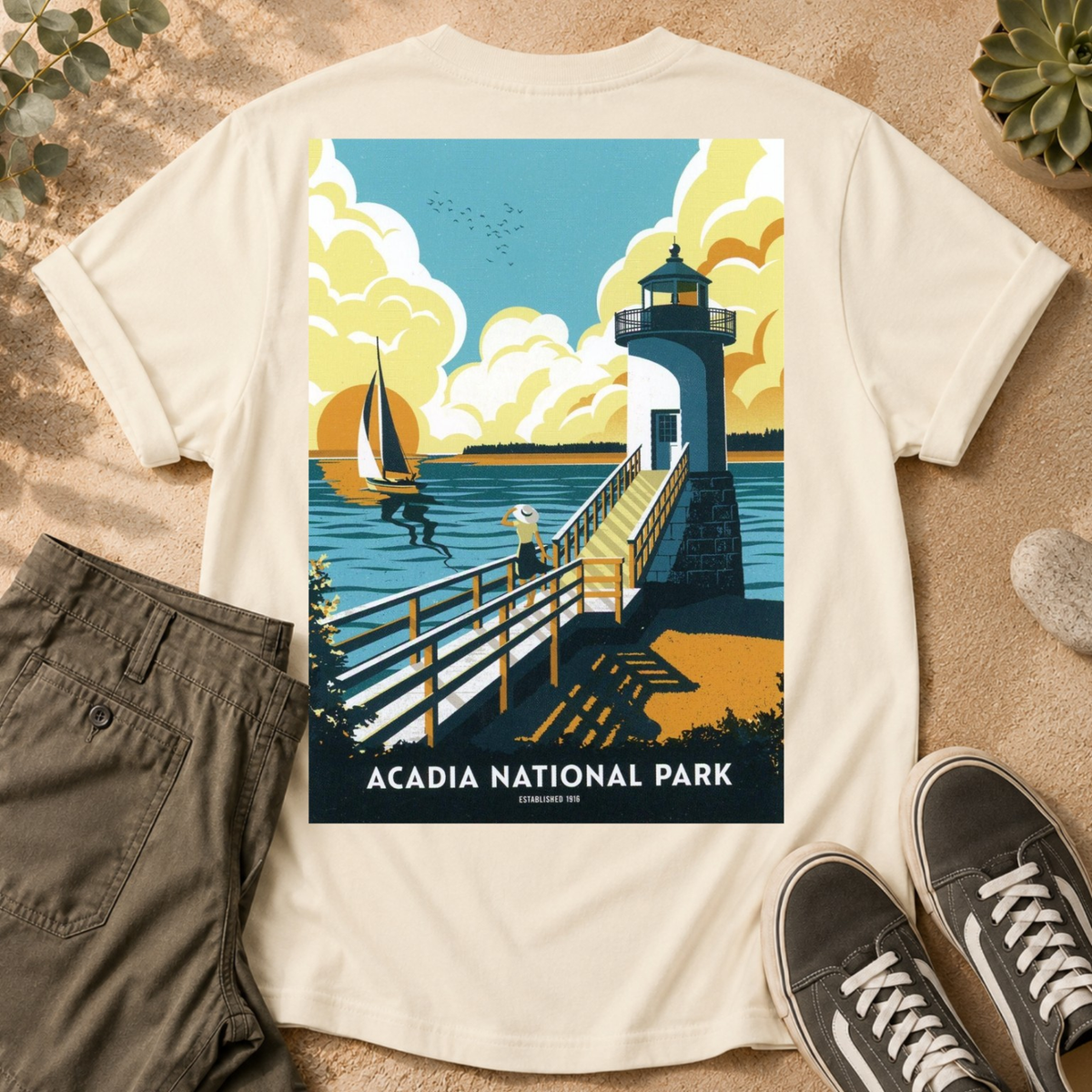 Acadia National Park Lighthouse T-Shirt