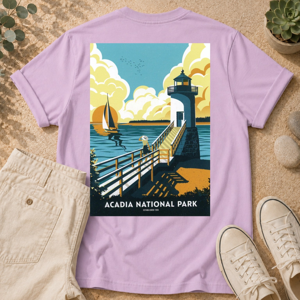 Acadia National Park Lighthouse T-Shirt