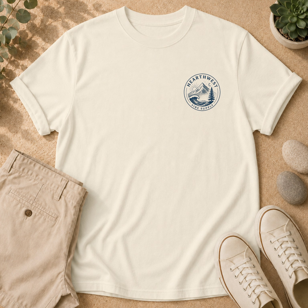 Vintage Washburn Crosby Co. Poster Graphic T-Shirt