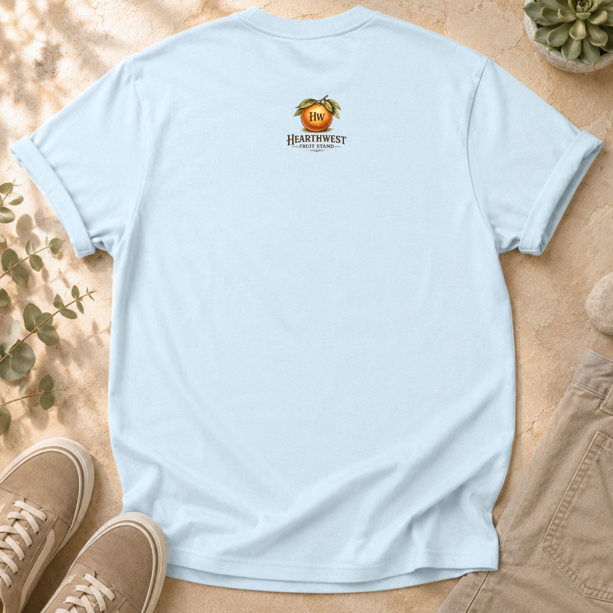 T-Shirt — Vintage Embarcadero Pears Fruit Crate Label Graphic