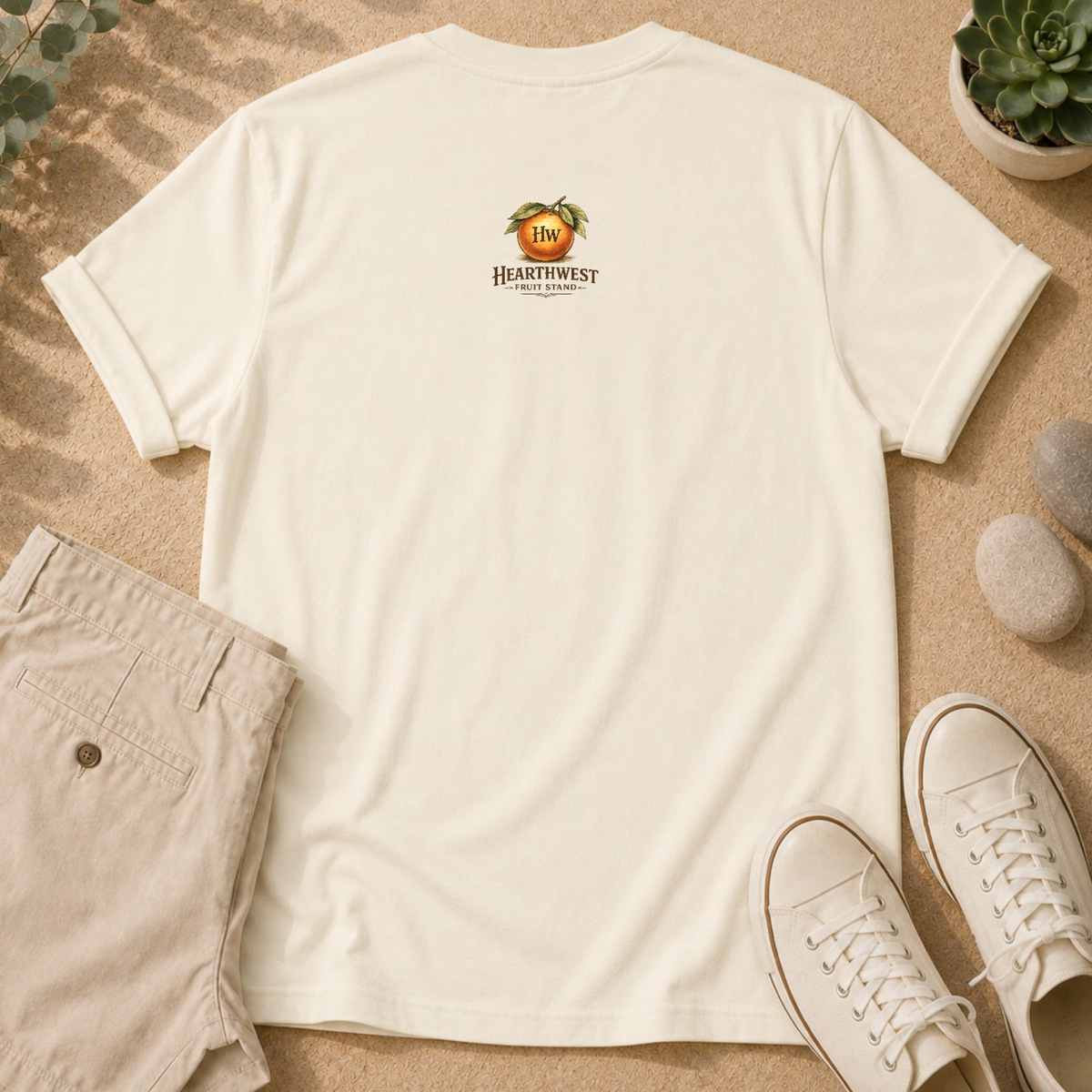T-Shirt — Vintage Rio Vista Pears Fruit Crate Label Graphic Tee