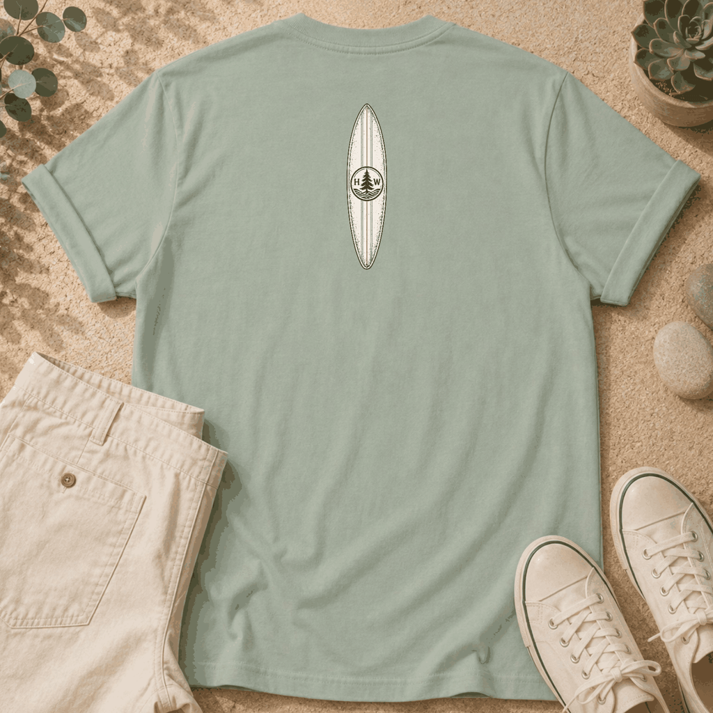 Hearthwest Vibe Supply T-Shirt — Retro Surf Floral Graphic Tee