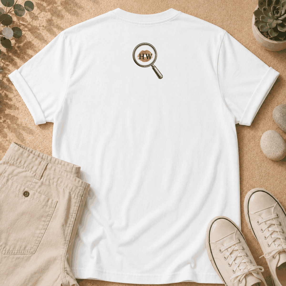 Thrive Amidst Chaos T-Shirt — Floral Hand-Lettered Inspirational Tee
