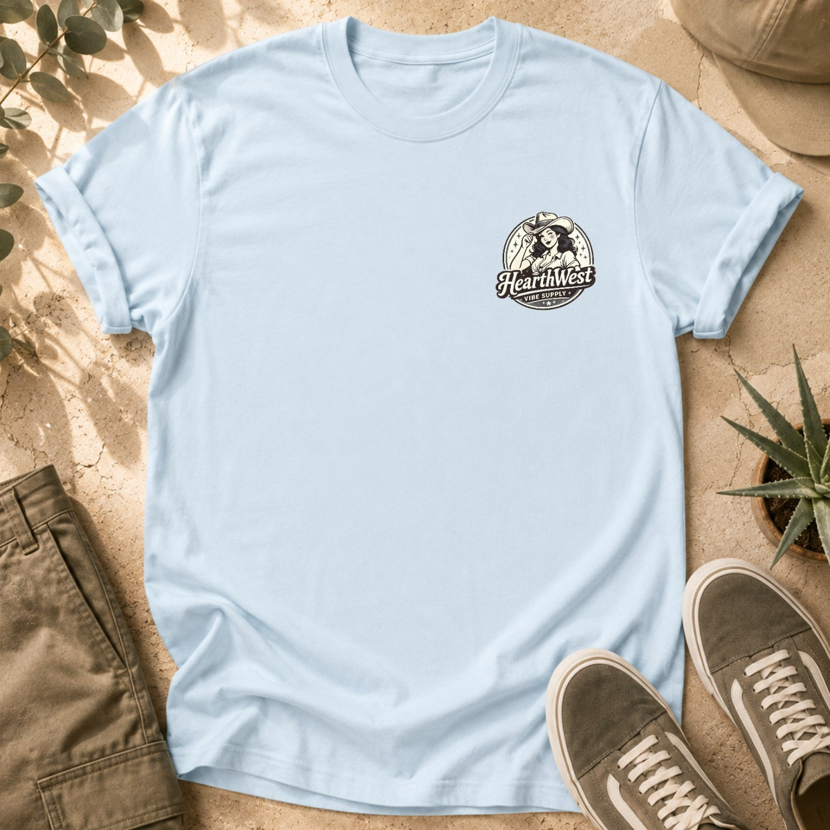 Boots Boys & Bad Ideas Graphic T-Shirt — Retro Cowgirl Tee