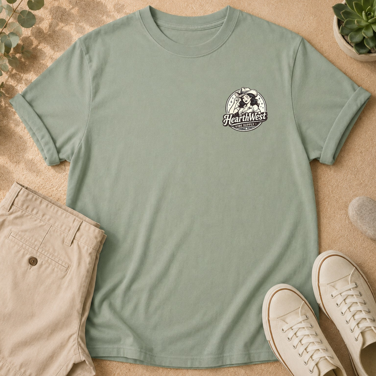 Boots Boys & Bad Ideas Graphic T-Shirt — Retro Cowgirl Tee