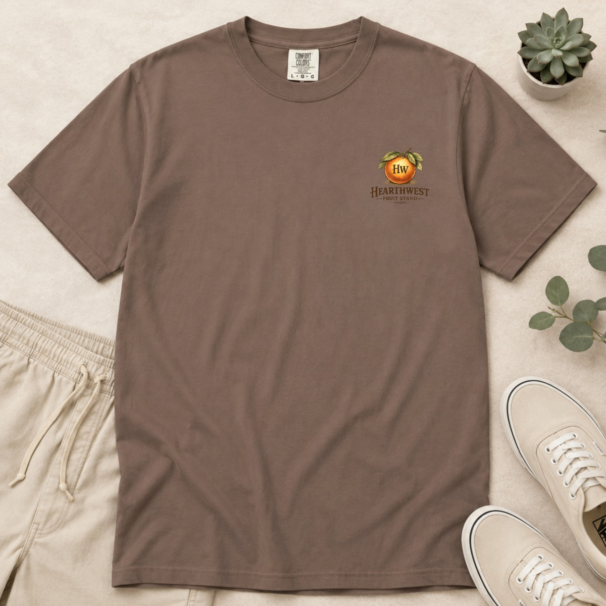 Vintage Splendid Orange Crate Label T-Shirt