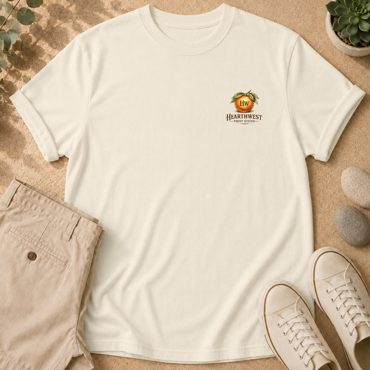 Vintage Splendid Orange Crate Label T-Shirt