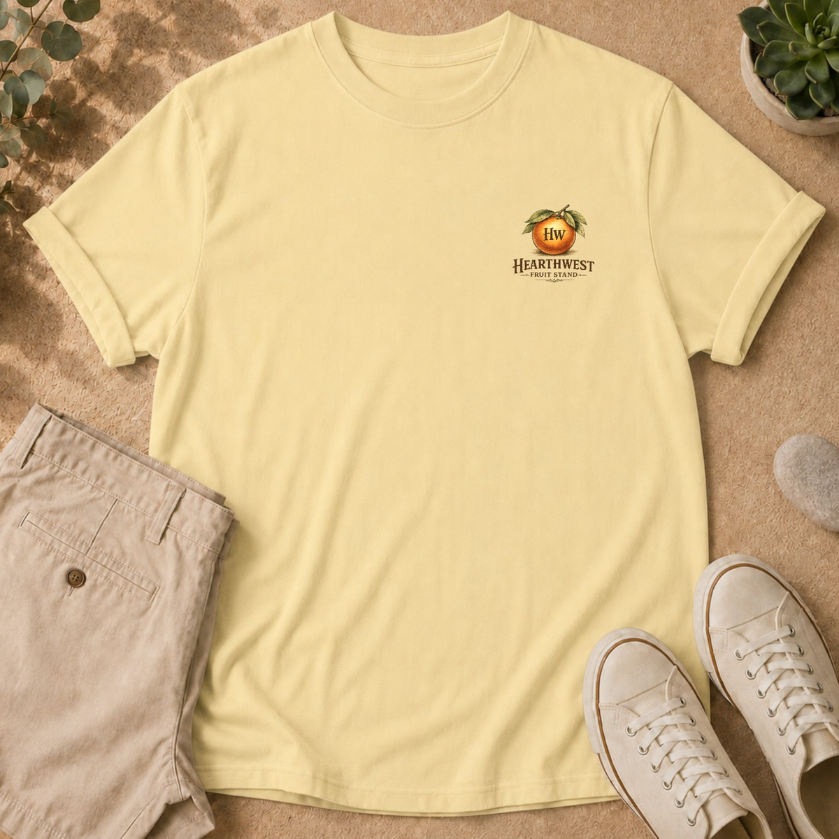 Vintage Splendid Orange Crate Label T-Shirt
