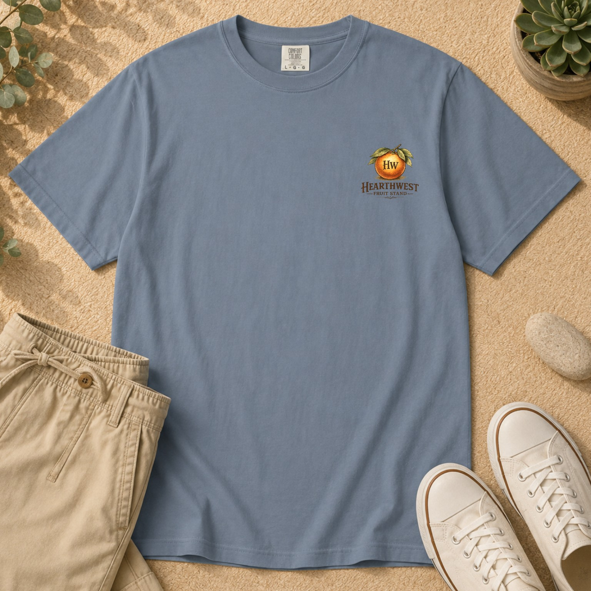 Vintage Splendid Orange Crate Label T-Shirt