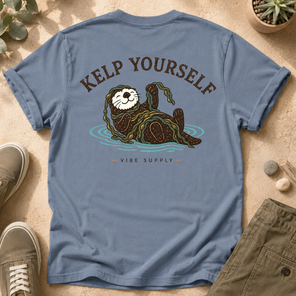 Otter "Kelp Yourself" Graphic T-Shirt