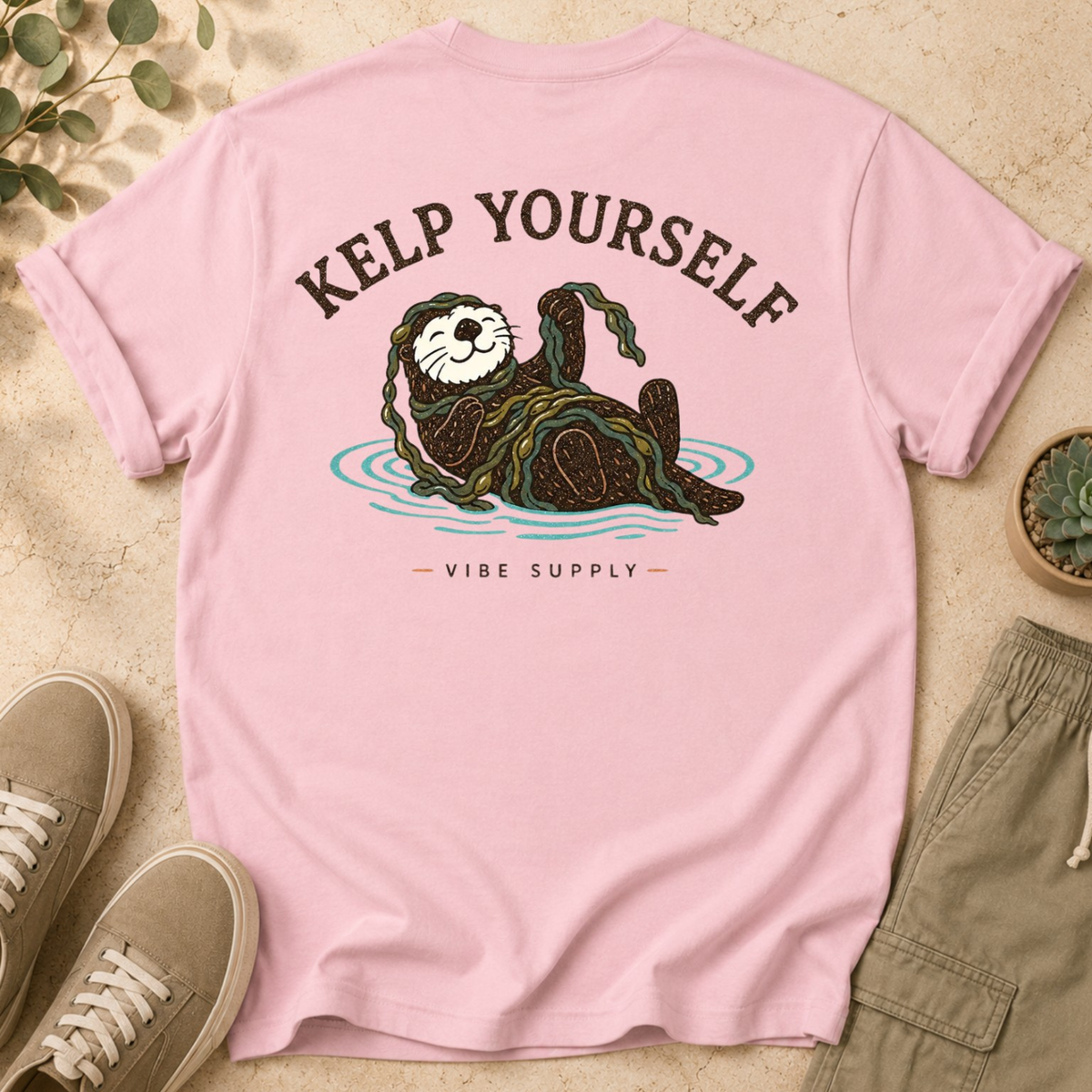 Otter "Kelp Yourself" Graphic T-Shirt