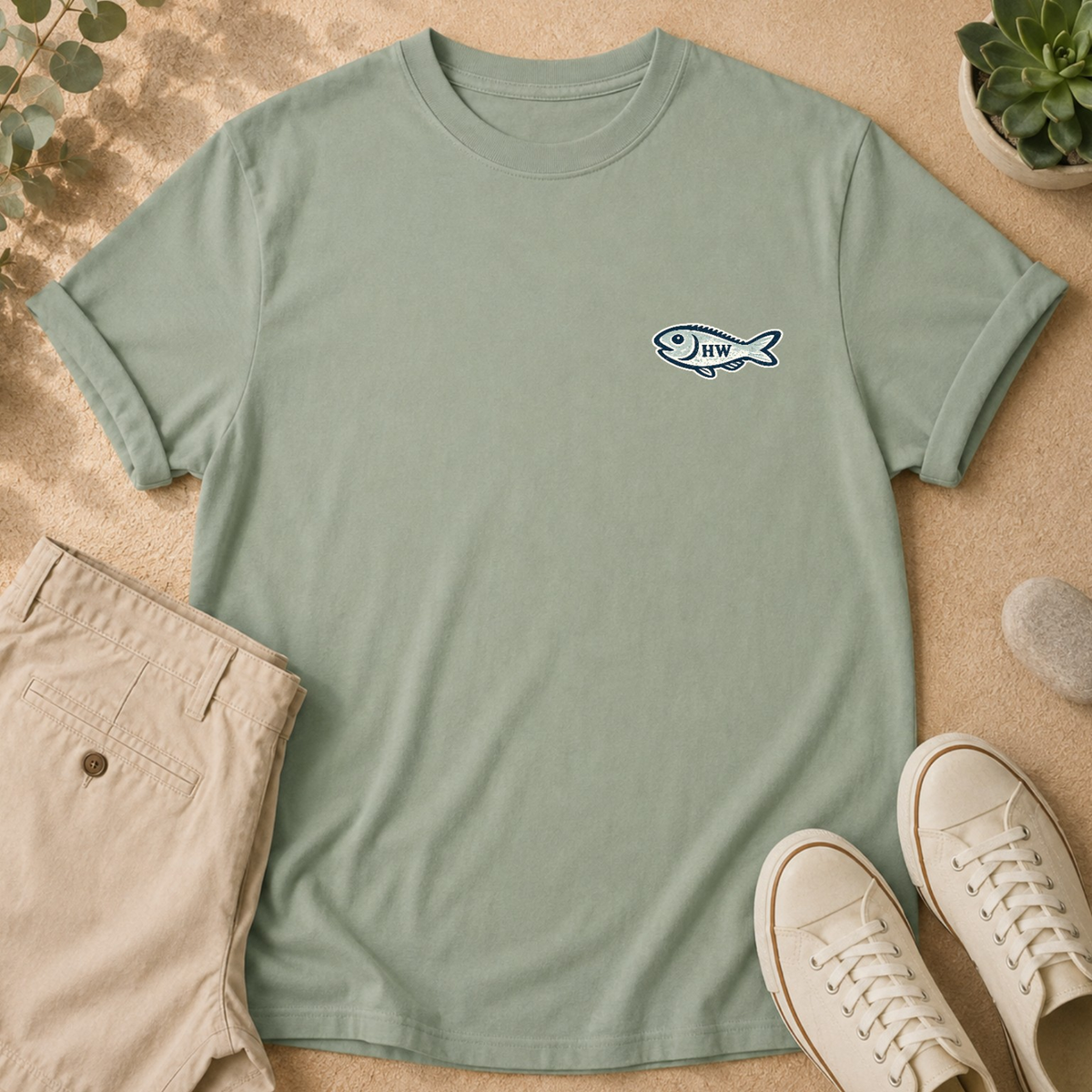 Sea You Later T-Shirt — Retro Surf Skull Sunset Tee