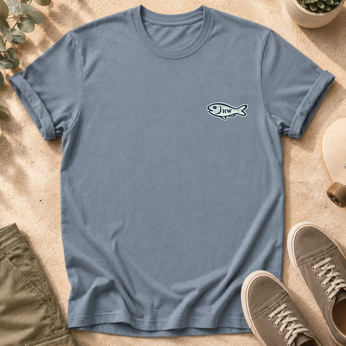 Sea You Later T-Shirt — Retro Surf Skull Sunset Tee