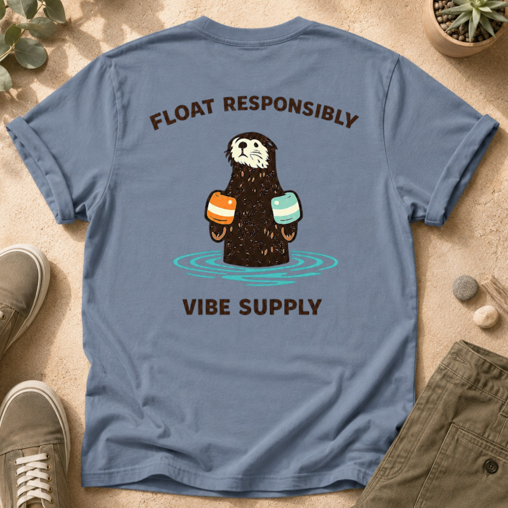 Otter "Float Responsibly" Graphic T-Shirt