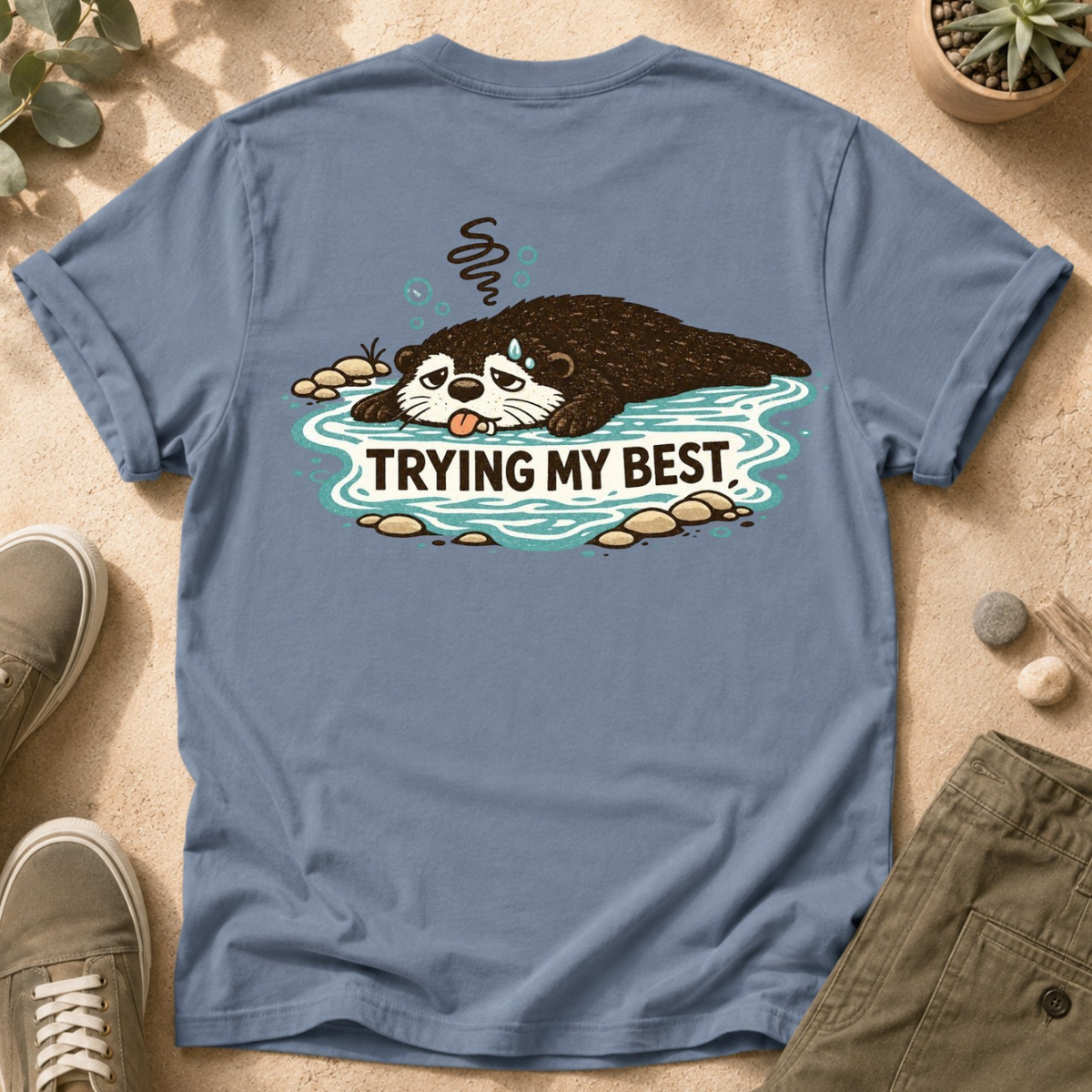 Trying My Best Otter T-Shirt