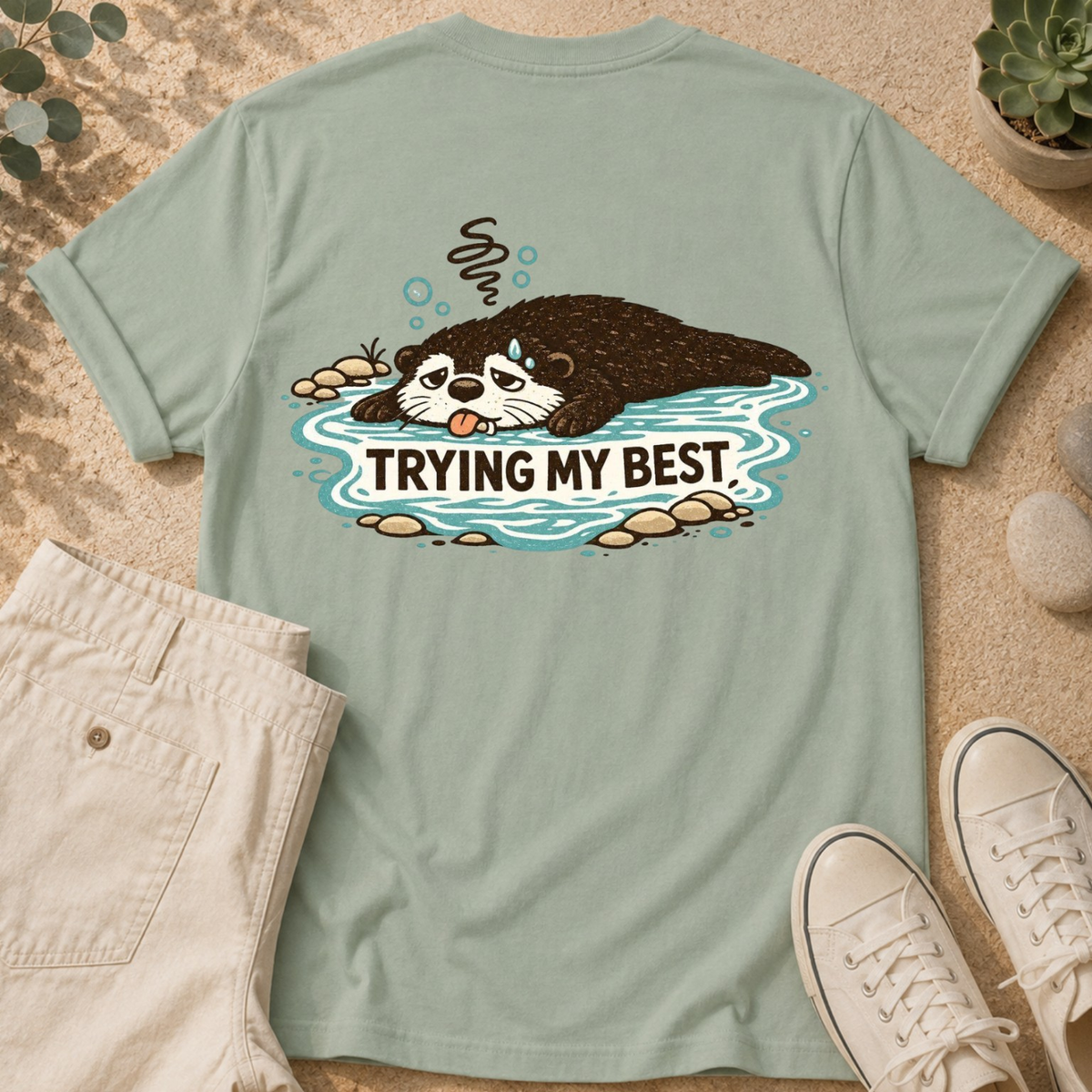 Trying My Best Otter T-Shirt