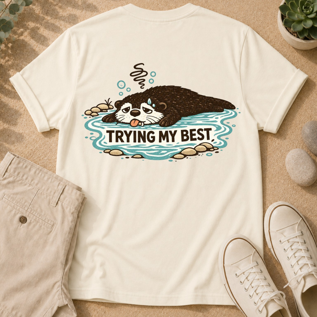 Trying My Best Otter T-Shirt