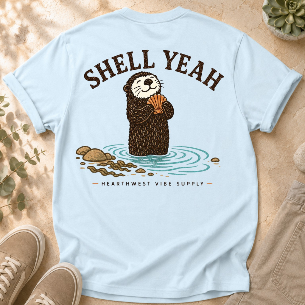 Otter "Shell Yeah" Graphic T-Shirt