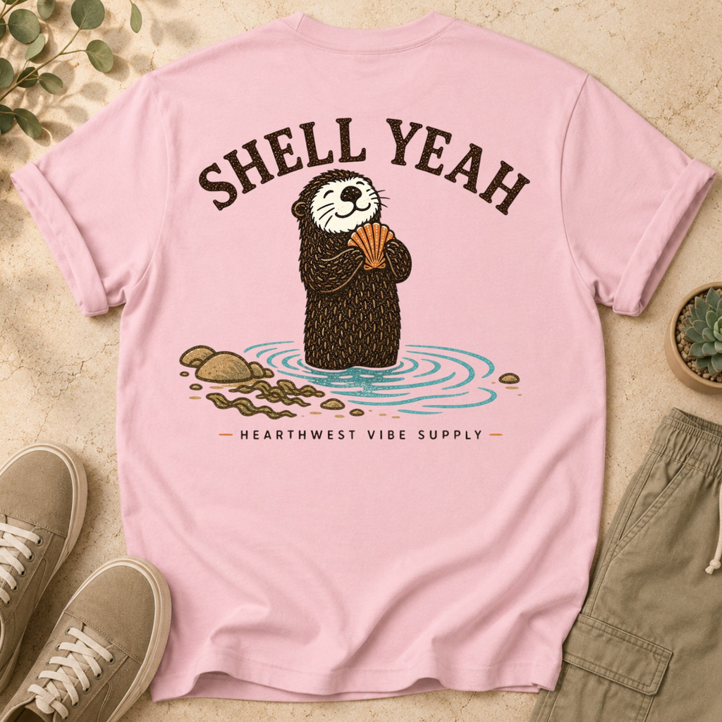 Otter "Shell Yeah" Graphic T-Shirt