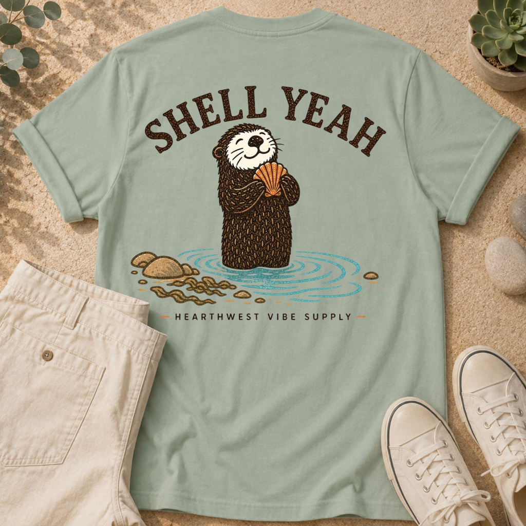 Otter "Shell Yeah" Graphic T-Shirt