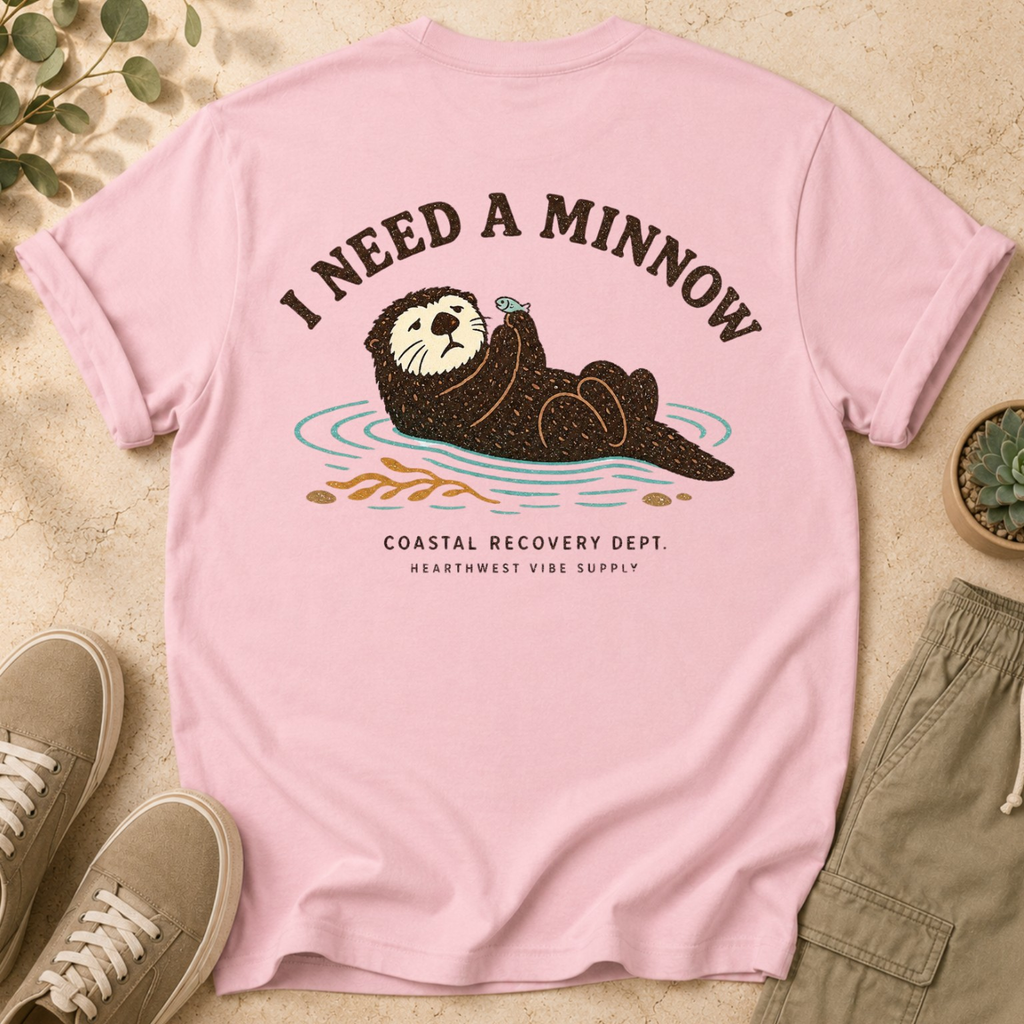 Otter 'I Need a Minnow' Graphic T-Shirt