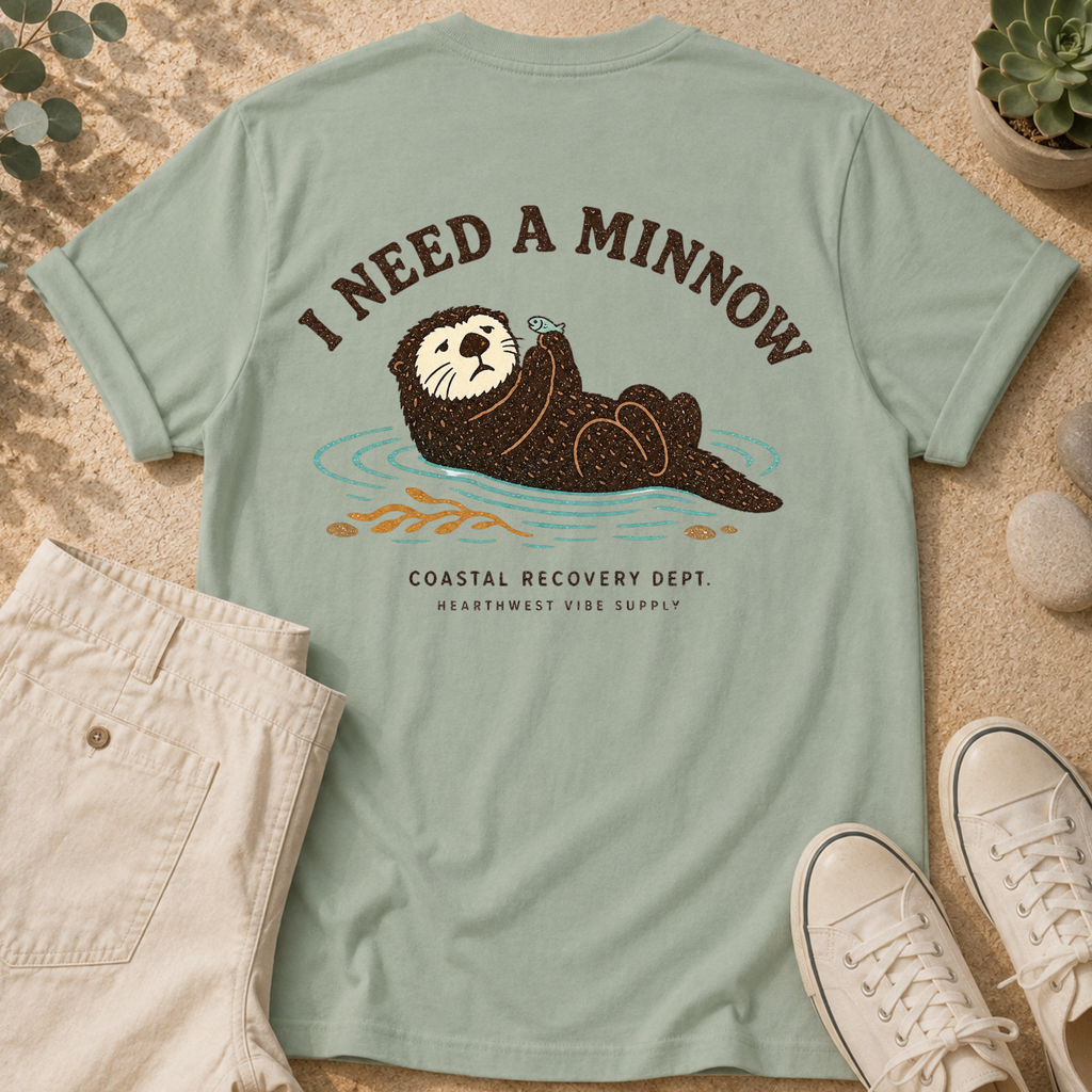 Otter 'I Need a Minnow' Graphic T-Shirt