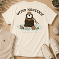 Otter Nonsense Graphic Tee — Cute Sea Otter Illustration T-Shirt