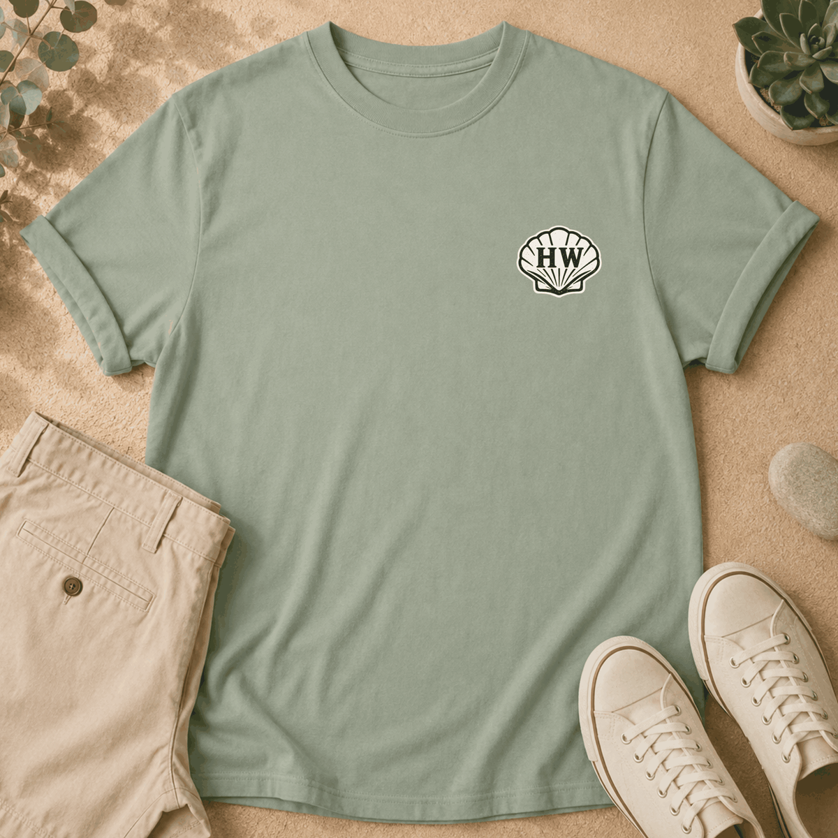 Stay Salty Otter T-Shirt — Cute Coastal Graphic Tee ("Stay Salty")