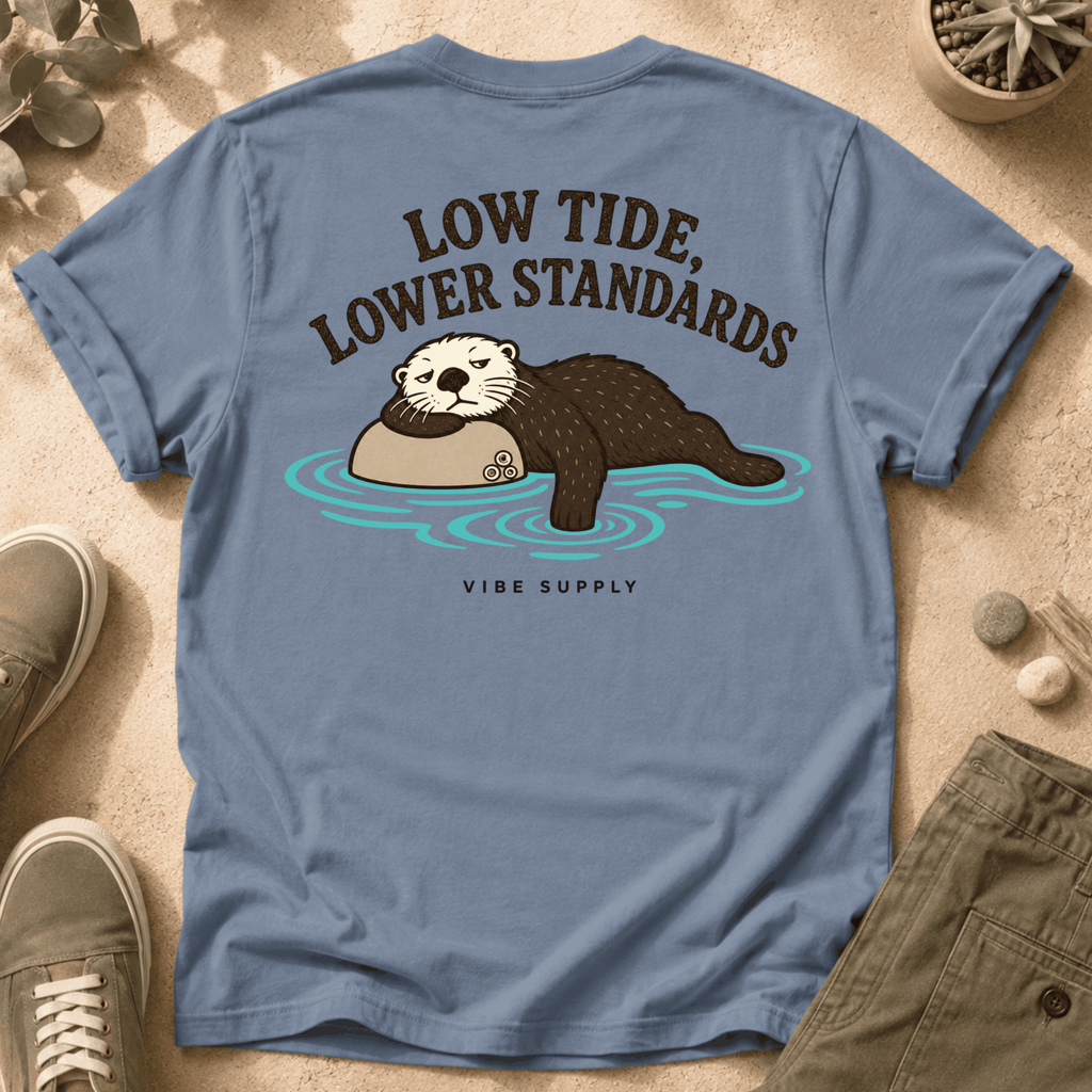 Otter "Low Tide, Lower Standards" T-Shirt