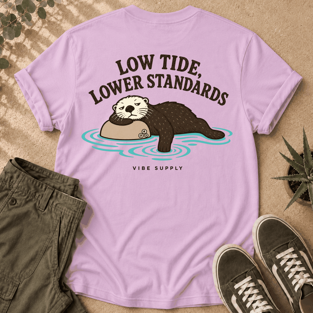 Otter "Low Tide, Lower Standards" T-Shirt