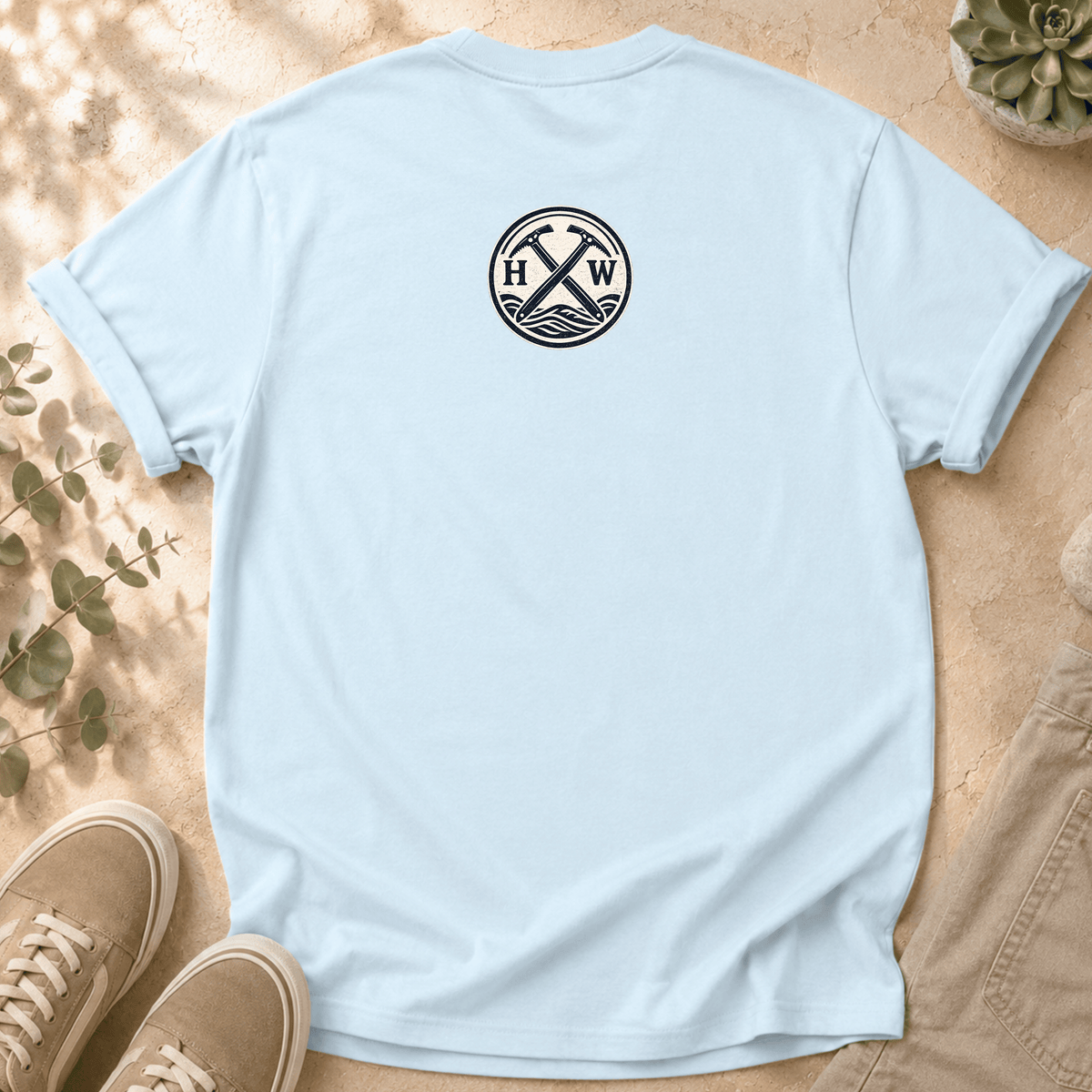 Mountain Graphic T-Shirt — "challenge accepted." Adventure Tee