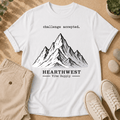 Mountain Graphic T-Shirt — "challenge accepted." Adventure Tee