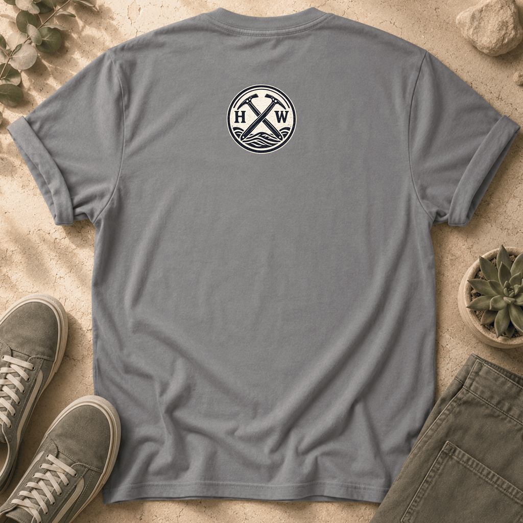 Mountain Graphic T-Shirt — "challenge accepted." Adventure Tee