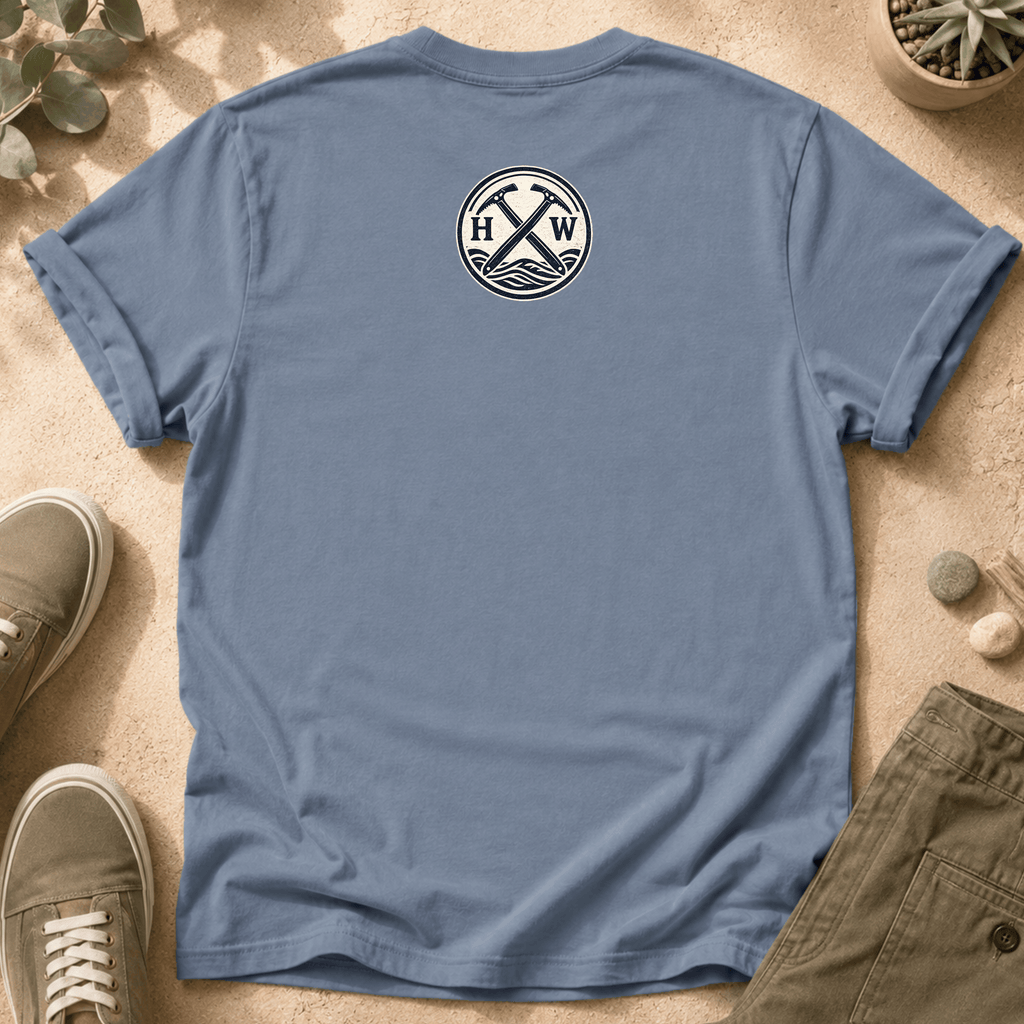 Mountain Graphic T-Shirt — "challenge accepted." Adventure Tee