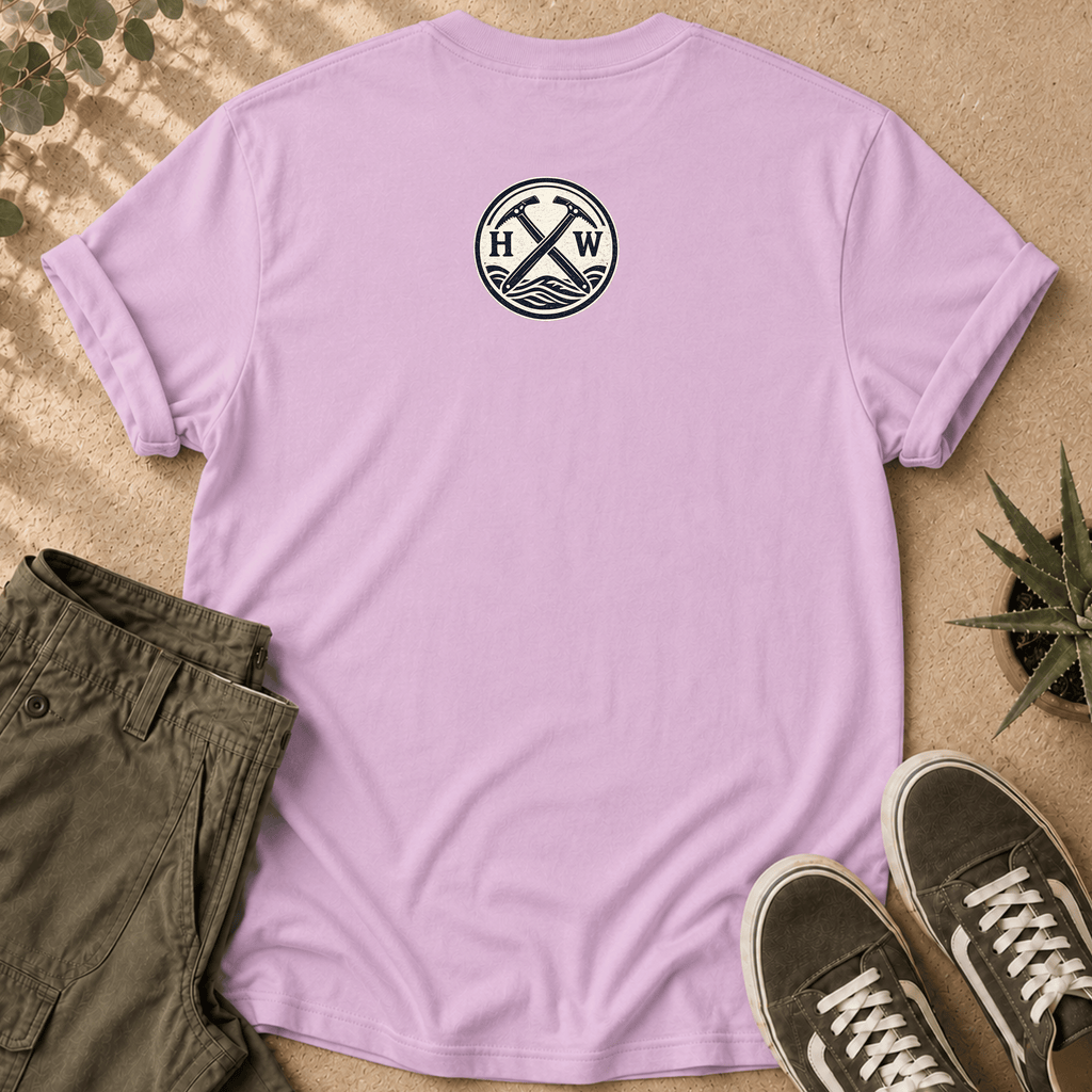 Mountain Graphic T-Shirt — "challenge accepted." Adventure Tee