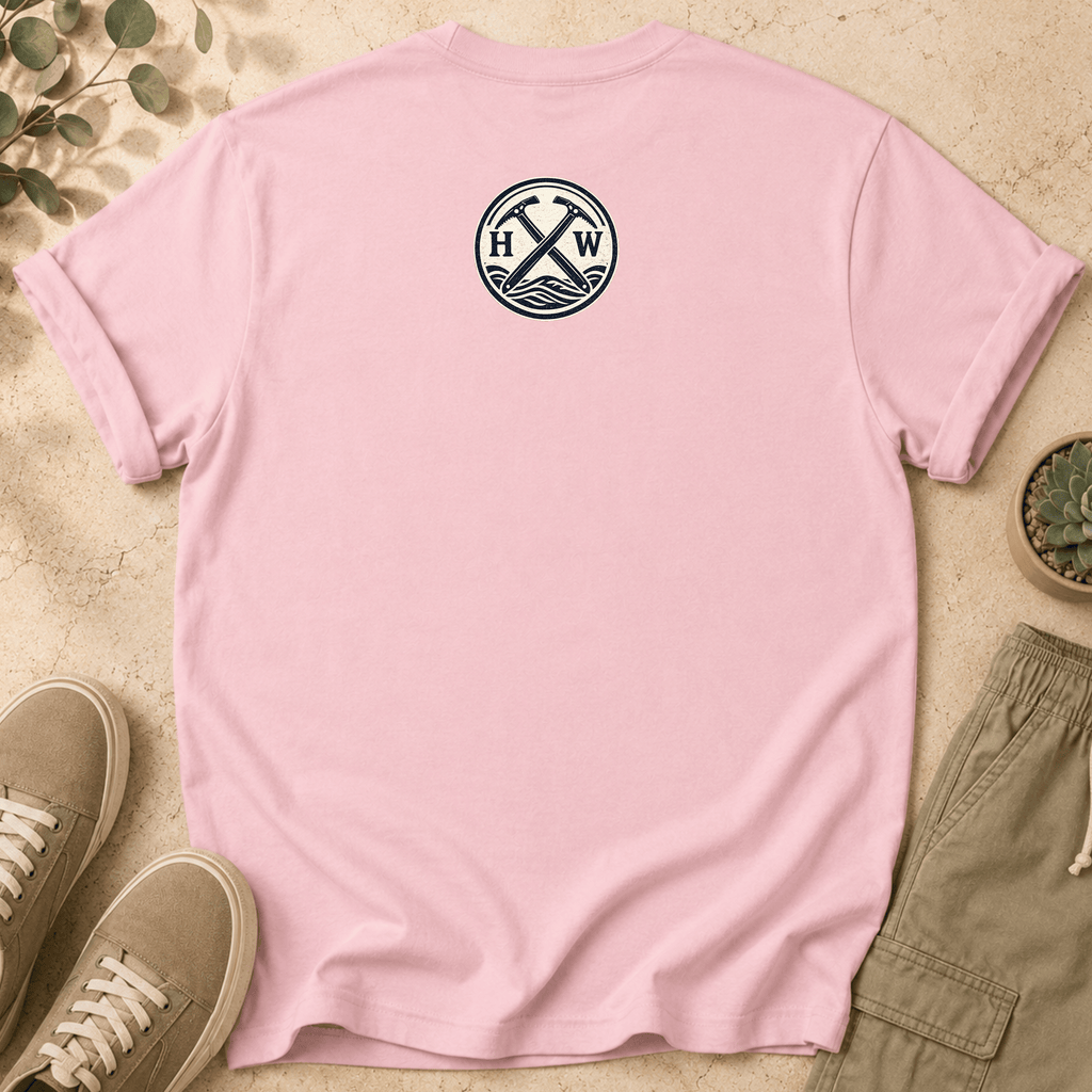 Mountain Graphic T-Shirt — "challenge accepted." Adventure Tee