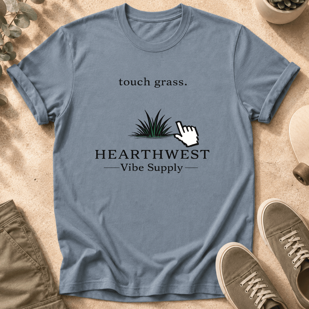 Touch Grass T-Shirt — Hearthwest Vibe Supply Graphic Tee