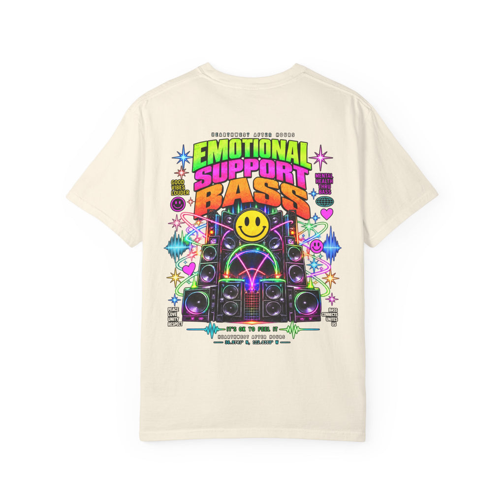 Emotional Support Bass Shirt | Funny EDM Rave Tee