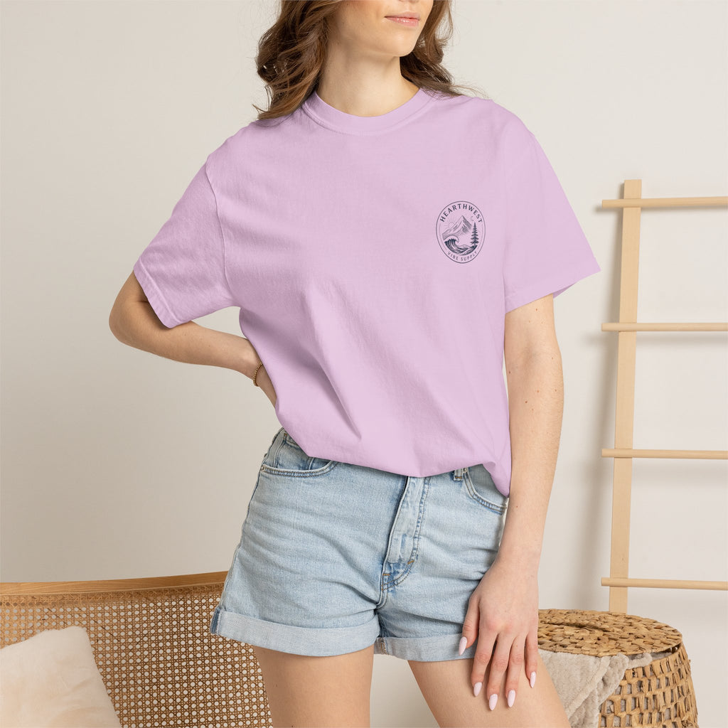 Adventure Graphic T-Shirt — Hearthwest Mountain & Wave Tee