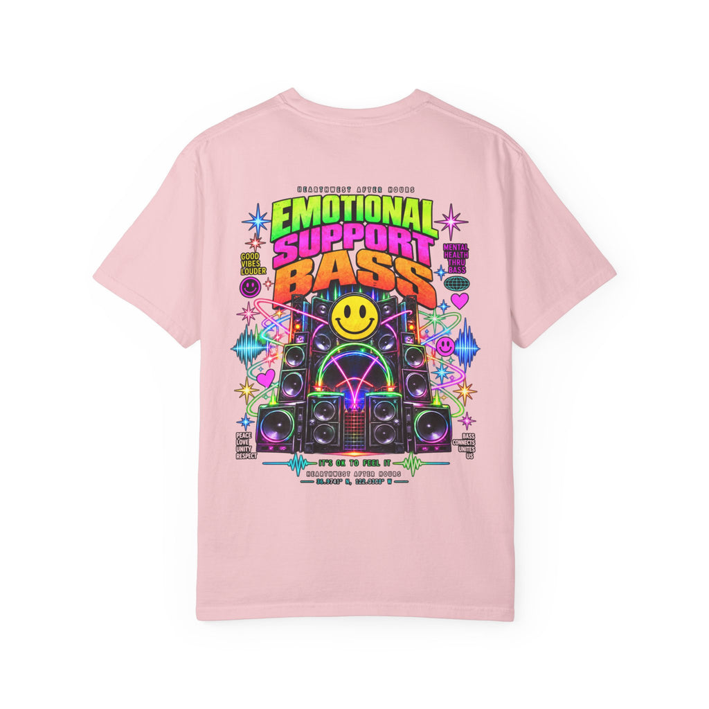 Emotional Support Bass Shirt | Funny EDM Rave Tee