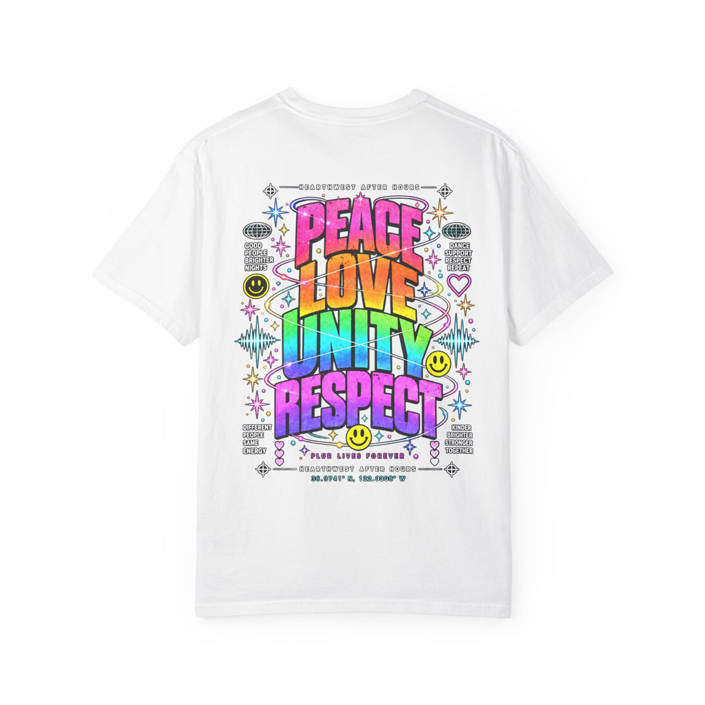 Peace Love Unity Respect Shirt | PLUR Rave T-Shirt