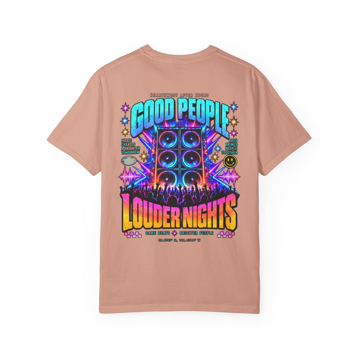 Good People Louder Nights | EDM Rave Shirt