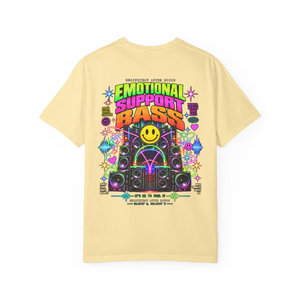 Emotional Support Bass Shirt | Funny EDM Rave Tee