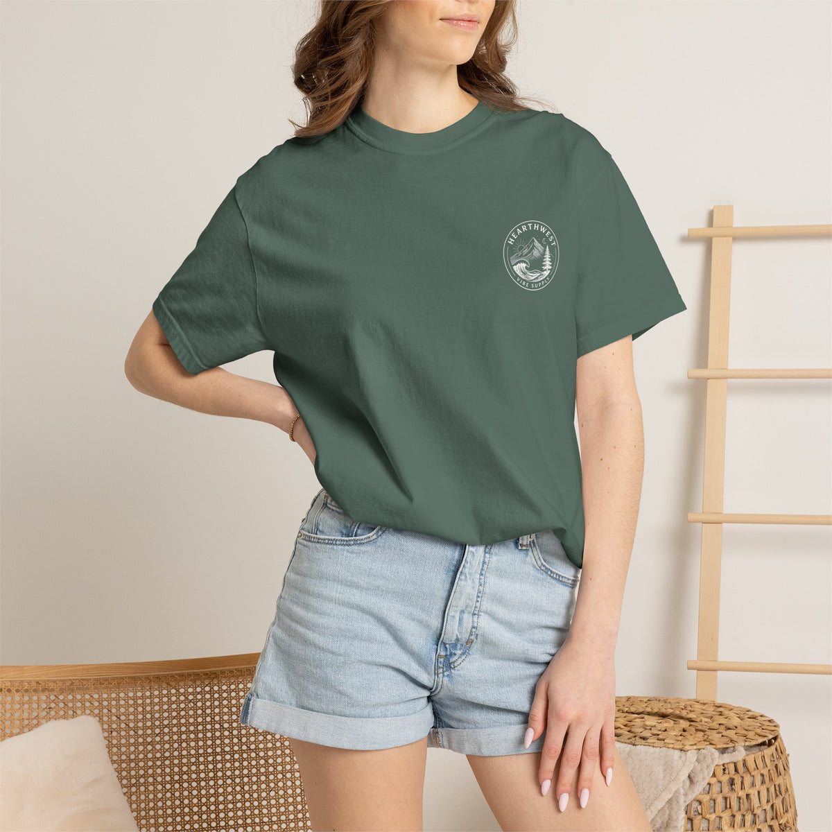 Adventure Graphic T-Shirt — Hearthwest Mountain & Wave Tee