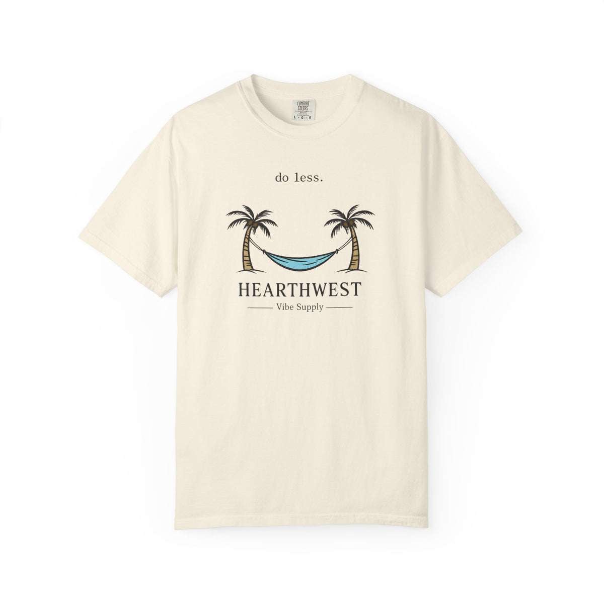 Do Less Hammock T-Shirt — Hearthwest Relaxed Beach Tee