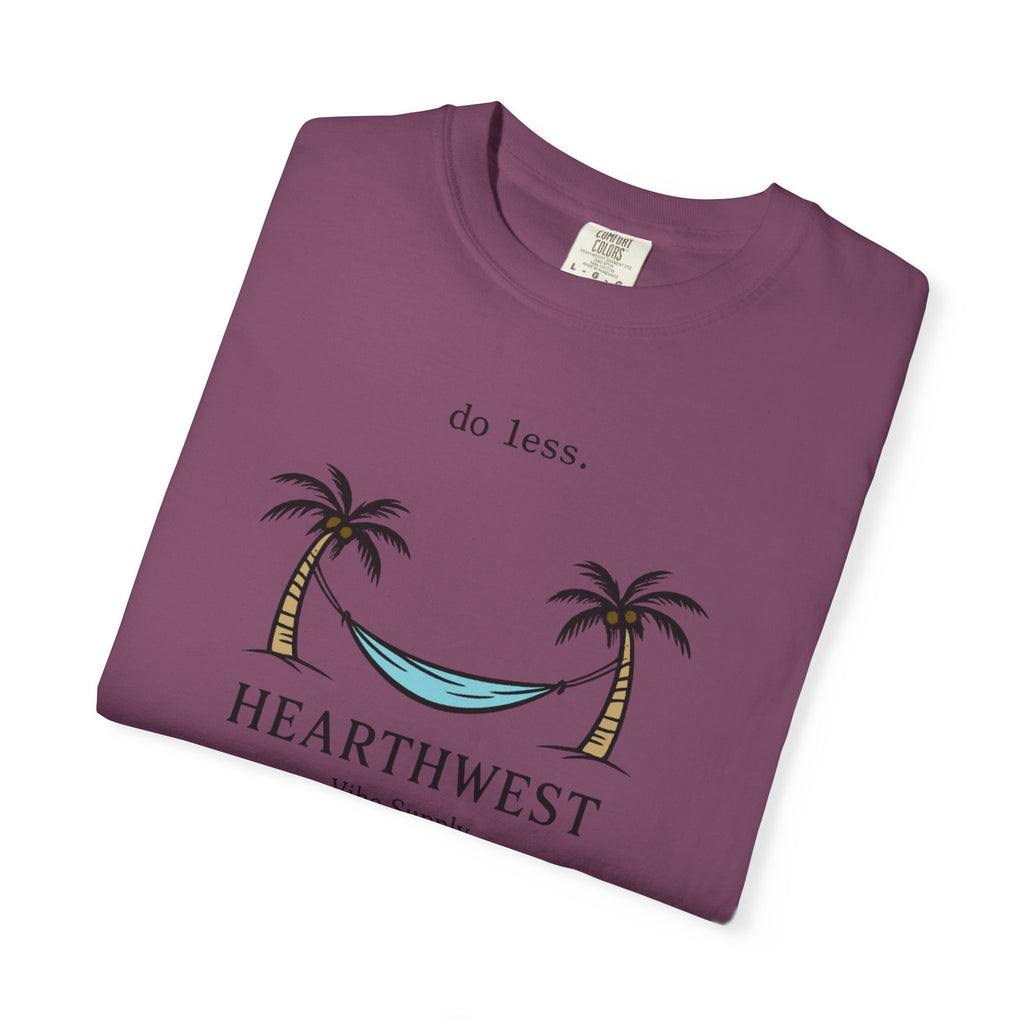 Do Less Hammock T-Shirt — Hearthwest Relaxed Beach Tee