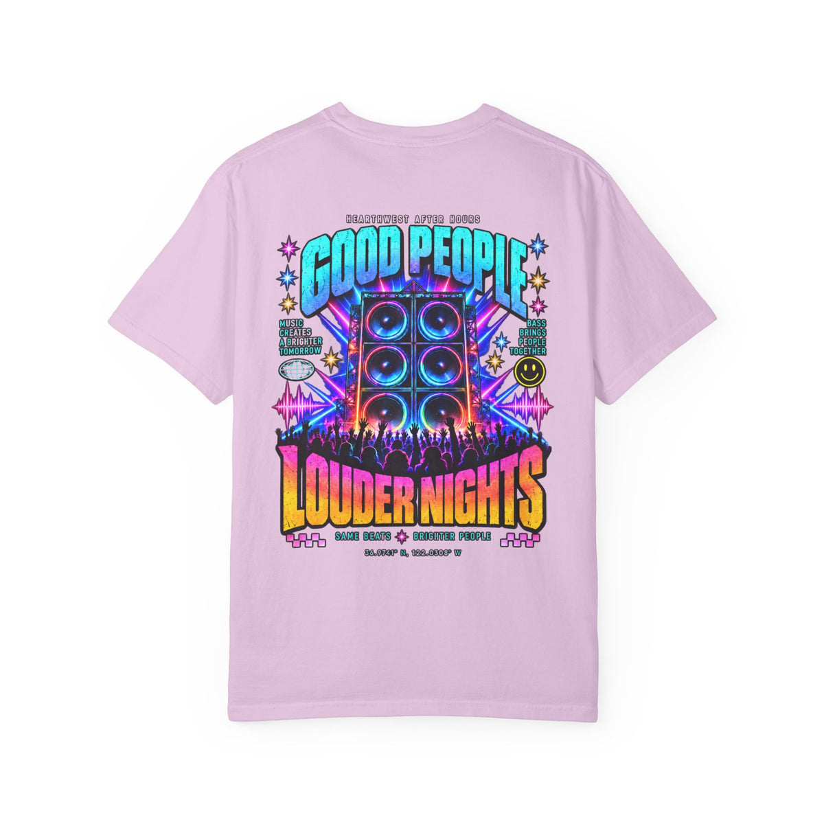 Good People Louder Nights | EDM Rave Shirt